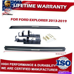 Nerf Bar tH[hGNXv[[2013-2019A~jEjO{[hTChXebvtbgi[to[Lbg For Ford Explorer 2013-2019 Aluminium Running Board Side Step Foot Nerf Bar Kits