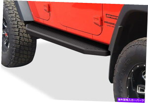 Nerf Bar IBOARD�u���b�N�����j���O�{�[�h�X�^�C���t�B�b�g07-18�W�[�v�����O���[JK4DR iBoard Black Running Boards Style Fit 07-18 Jeep Wrangler JK 4Dr�y���s�A���i�z
