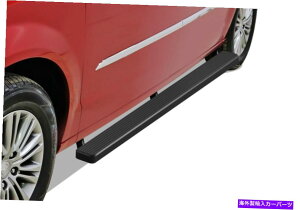 Nerf Bar iboard�����j���O�{�[�h4�C���`�}�b�g�u���b�N�t�B�b�g11-20�h�b�W�O�����h�L�����o�� iBoard Running Boards 4 inches Matte Black Fit 11-20 Dodge Grand Caravan