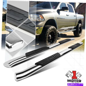 Nerf Bar Chrome 5 "09-20 RAM 1500/2500/3500 CREW CAB 4Dp̑ȉ~`J[uTChXebvNERFo[ Chrome 5"Oval Curved Side Step Nerf Bar for 09-20 Ram 1500/2500/3500 Crew Cab 4D