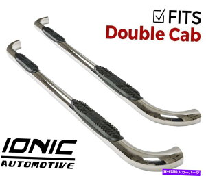 Nerf Bar �v���V���[�Y3 �X�e�����X�t�B�b�g2005-2018�g���^�^�R�}�_�u���L���u�i�[�t�o�[�X�e�b�v Pro Series 3 Stainless fits 2005-2018 Toyota Tacoma Double Cab Nerf Bars Steps�y���s�A���i�z