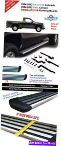 Nerf Bar 6 "ランニングボード04-12コロラドキャニオンレギュラーキャブステップバークロムアルミニウム 6" Running Boards 04-12 Colorado Canyon Regular Cab Step Bar Chrome Aluminum