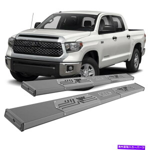 Nerf Bar Kyx Black 6 �T�C�h�X�e�b�v�o�[2007-2021�g���^�c���h���N���[�}�b�N�X�L���u�̃����j���O�{�[�h KYX BLACK 6 SIDE STEP BAR RUNNING BOARD FOR 2007-2021 TOYOTA TUNDRA CREWMAX CAB�y���s�A���i�z