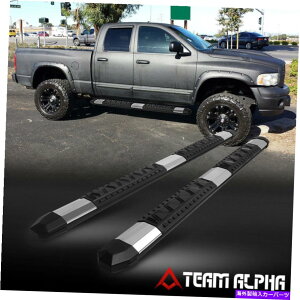 Nerf Bar 2002-2009 RAM 1500/3500 [�N���[/�N���b�h�L���u] 5 �N�����i�[�t�o�[���o�X�e�b�v�{�[�h Fits 2002-2009 Ram 1500/3500[CREW/QUAD CAB]5Chrome Nerf Bar Extruded Step Board�y���s�A���i�z