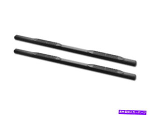 Nerf Bar 04-18p^C^N[Lu4 "ȉ~`̃TChXebvi[to[jO{[hi}bgubNj For 04-18 Titan Crew Cab 4" Oval Side Step Nerf Bars Running Board (Matte Black)