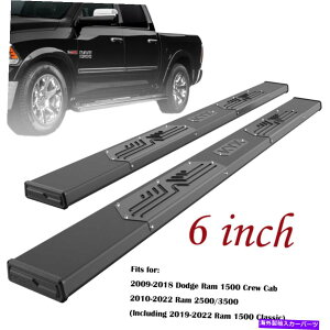 Nerf Bar 2009-2018 Dodge Ram 1500�N���[�L���u�����j���O�{�[�h�T�C�h�X�e�b�vNERF BAR 6 �y�A For 2009-2018 Dodge Ram 1500 Crew Cab Running Boards Side Steps Nerf Bar 6 Pair�y���s�A���i�z