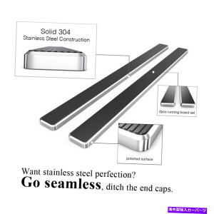 Nerf Bar |bVꂽXeX|5 "IboardTCho[tBbg08-13W[voeB Polished Stainless Steel 5" iBoard Side Bar Fit 08-13 Jeep Liberty