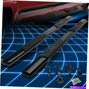 Nerf Bar 15-22�t�H�[�hF150 F250 F350�N���[�L���u5 �u���b�N�I�[�o���T�C�h�X�e�b�v�o�[�����j���O�{�[�h For 15-22 Ford F150 F250 F350 Crew Cab 5 Black Oval Side Step Bar Running Board�y���s�A���i�z