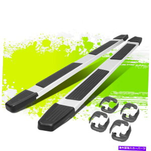 Nerf Bar 6 �V���o���[�h�V�G���N���[�L���u�̂��߂̃����j���O�{�[�h19-22 6Flat Aluminum Coat Step Bar Running Board for Silverado Sierra Crew Cab 19-22�y���s�A���i�z