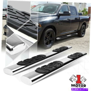 Nerf Bar Chrome 6 �ȉ~�`�̃`���[�u�T�C�h�X�e�b�v09-20 RAM 1500/2500/3500 CREW CAB 4DR�p Chrome 6 Oval Tube Side Step Nerf Bar for 09-20 Ram 1500/2500/3500 Crew Cab 4Dr�y���s�A���i�z