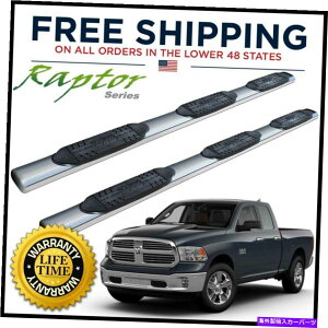 Nerf Bar Raptor 6 W2W�T�C�h�X�e�b�vNERF�o�[�N���V�b�N09-22�����N�A�b�h�L���u6.4�t�B�[�g�x�b�h Raptor 6 W2W Side Steps Nerf Bars SS for Classic 09-22 Ram Quad Cab 6.4ft Bed�y���s�A���i�z