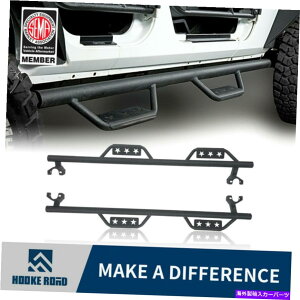 Nerf Bar tbN[hHRmXbvi[to[TChXebvtBbgW[vO[JK 2007-2018 4hA Hooke Road HR Non-slip Nerf Bars Side Step Fit Jeep Wrangler JK 2007-2018 4-Door