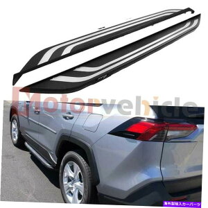 Nerf Bar 2PCSg^RAV4̕č݌ɃTChXebv2019-2022jO{[hNERFo[K[h 2PCS US Stock Side Step For Toyota RAV4 2019-2022 Running Board Nerf Bar Guard