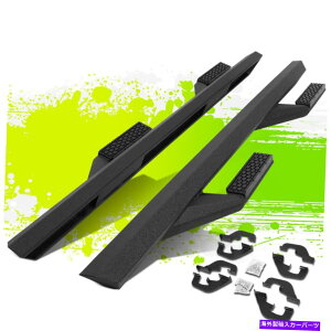Nerf Bar 2.5 �V���o���[�h�V�G���N���[�L���u�̂��߂̃����j���O�{�[�h�𑖂�`���[�u�R�[�e�B���O���ꂽL�o�[�X�e�b�v�o�[07-19 2.5Tube Coated L-Bar Step Bar Running Board for Silverado Sierra Crew Cab 07-19�y