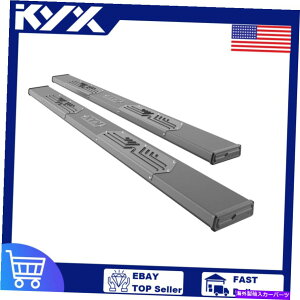 Nerf Bar 2007-2018�V�{���[�V���o���[�h/GMC�V�G��1500�N���[�L���u6 �����j���O�{�[�h�T�C�h�X�e�b�v For 2007-2018 Chevy Silverado/GMC Sierra 1500 Crew Cab 6Running Board Side Step�y���s�A���i�z