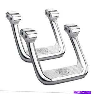Nerf Bar �V�{���[�V���o���[�h3500 HD 11-19 Carr 106332 Hoop II�|���b�V���A���~�j�E���X�e�b�v For Chevy Silverado 3500 HD 11-19 CARR 106332 Hoop II Polished Aluminum Steps�y���s�A���i�z