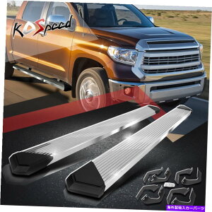 Nerf Bar 6 "SSv[cv[ci[tXebvo[jO{[h07-21 Tundra Extended Crew Cab 6" SS Pleated Nerf Step Bar Running Boards for 07-21 Tundra Extended Crew Cab