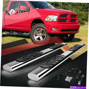 Nerf Bar 6 SS�ȉ~�`�̃`���[�u�����j���O�{�[�h�T�C�h�X�e�b�v09-20 RAM�g��/�N���b�h�L���u�pNERF�o�[ 6 SS OVAL Tube Running Board Side Step Nerf Bar for 09-20 Ram Extended/Quad Cab�y���s�A���i�z