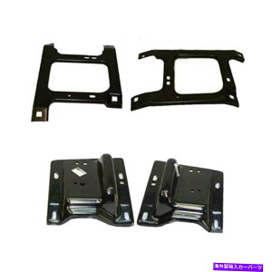 Nerf Bar 2002-2005 Dodge Ram 1500̌tbNȂ̃tgop[uPbgv[g Front Bumper Brackets Plate Without Tow Hook For 2002-2005 Dodge Ram 1500