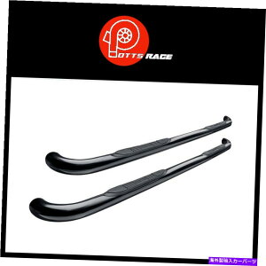 Nerf Bar EFXeBEhi[to[3 "ubNpE_[R[eBOtBbg04-12LjI/RhEV[Y Westin Round Nerf Bars 3"Black Powder Coated Fits 04-12 Canyon/Colorado E-Series