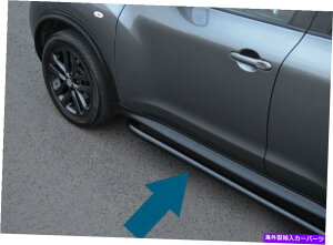 Nerf Bar TCho[̃XebvS.Steel͓YW[Ni2010 Black Side Bars Steps S.Steel To Fit Nissan Juke (2010