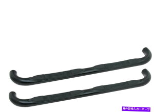 Nerf Bar WES23-1555EFXeB23-1555 EV[Y3 "Ehi[tXebvo[ - ubNpE_[R[g WES23-1555 Westin 23-1555 E-Series 3" Round Nerf Step Bars - Black Powdercoat