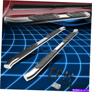 Nerf Bar 04-14tH[hF150N[Lu4 "S/SȐȉ~`̃TChi[tXebvo[jO{[h For 04-14 Ford F150 Crew Cab 4" S/S Curved Oval Side Nerf Step Bar Running Board