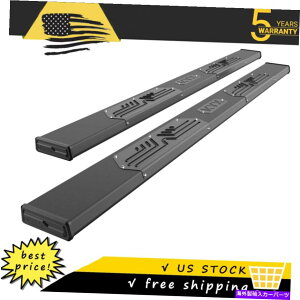 Nerf Bar 6 2019-2021�V���o���[�h�V�G���N���[�L���u�p�̃X�e�����X�|�̃X�e�b�v�o�[�����j���O�{�[�h 6STAINLESS STEEL STEP BAR RUNNING BOARD FOR 2019-2021 SILVERADO SIERRA CREW CAB�y���s�A���i�z