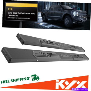 Nerf Bar 6 2019 2020 2021 2022 Dodge Ram 1500 Quad Cab Fine Textured Us Us�̃����j���O�{�[�h 6Running Board FOR 2019 2020 2021 2022 Dodge Ram 1500 Quad Cab Fine Textured US�y���s�A���i�z