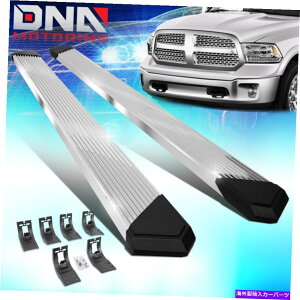 Nerf Bar 09-21_bWN[Lu6 "SSv[cXebvTChi[to[jO{[h FOR 09-21 DODGE RAM CREW CAB 6" SS PLEATED STEP SIDE NERF BAR RUNNING BOARDS