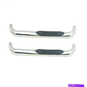 Nerf Bar EFXeB23-3800XeX|EV[Y3 "Vo[h/VGp̊ۂi[to[ Westin 23-3800 Stainless Steel E-Series 3" Round Nerf Bars for Silverado/Sierra