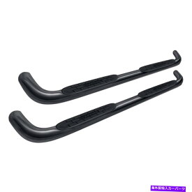 Nerf Bar トヨタ4runner 1990-1995 Go Rhino 3 "4000シリーズブラックラウンドサイドステップ For Toyota 4Runner 1990-1995 Go Rhino 3" 4000 Series Black Round Side Steps