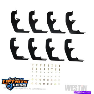 Nerf Bar EFXeB22-2255 2019ÑVoh1500̃v~AI[oi[tXebvo[}EgLbg Westin 22-2255 Premier Oval Nerf Step Bar Mount Kit for 2019 Silverado 1500