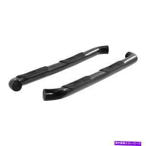 Nerf Bar r3C`EhubNi[to[2007-2018O[JK 4hÃTChXebv Aries 3in Round Black Nerf Bars Side Steps for 2007-2018 Wrangler JK 4-Door