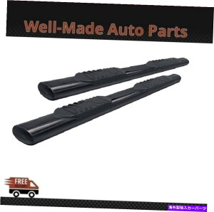 Nerf Bar Lund 5inȉ~`̃Xg[gX`[i[to[ubN99-16 Ford F250/350 24075006 Lund 5in Oval Straight Steel Nerf Bars Black For 99-16 Ford F250/350 24075006