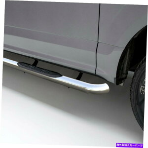 Nerf Bar r204044-2|bVȃXeX3 "ۂTCho[76-91uU[K5̃yA Aries 204044-2 Pair of Polished Stainless 3" Round Side Bars for 76-91 Blazer K5