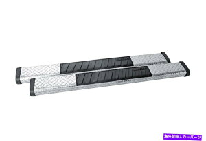 Nerf Bar Dee Zee DZ16402�u���b�N�g���b�h�A���~�j�E���T�C�h�X�e�b�v6�C���`�B�ȉ~�`�̃L���u�̒��� Dee Zee DZ16402 Black-Tread Aluminum Side Step 6 in. Oval Cab Length�y���s�A���i�z