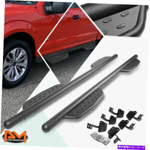 Nerf Bar 15-22tH[hF150N[LuEh`[u3 "TChXebvi[to[jO{[h For 15-22 Ford F150 Crew Cab Round Tubing 3" Side Step Nerf Bar Running Board