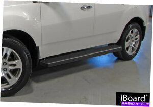 Nerf Bar �v���~�A��5 �u���b�Niboard�T�C�h�X�e�b�v�t�B�b�g07-10 ACURA MDX Premium 5 Black iBoard Side Steps Fit 07-10 Acura MDX�y���s�A���i�z