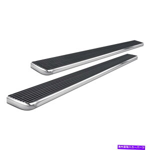 Nerf Bar �g���^�c���h��07-20 APG IB20EJI7C 5 ISTEP�L���u�̒����V���o�[�����j���O�{�[�h�p For Toyota Tundra 07-20 APG IB20EJI7C 5 iStep Cab Length Silver Running Boards�y���s�A���i�z