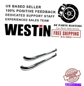 Nerf Bar 99-14Vo[h1500 EV[YEhi[to[̃EFXeB3 "ꂽXeX Westin 3"Polished Stainless For 99-14 Silverado 1500 E-Series Round Nerf Bars