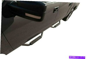 Nerf Bar �����p�[�W-2�C���`�e�N�X�`���̍����X�������C���T�C�h�o�[26625 Rampage - 2in Textured Black Slimline Side Bars-26625