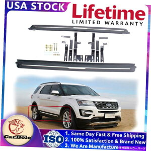 Nerf Bar �A���~�j�E���h�A�����j���O�{�[�h�T�C�h�X�e�b�v���[���i�[�t�o�[�t�H�[�h�G�N�X�v���[���[2013-2019 Aluminium Door Running Board Side Step Rail Nerf Bar For Ford Explorer 2013-2019�y���s�A���i�z