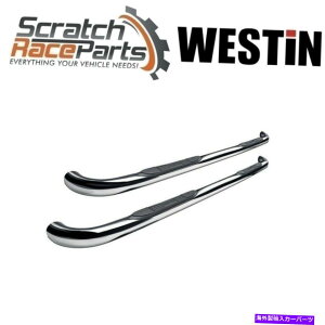 Nerf Bar EFXeBGMCAJfBA07-18 EV[YEhi[to[3 "ꂽXeX Westin Fits GMC Acadia 07-18 E-Series Round Nerf Bars 3"Polished Stainless