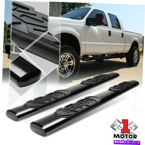 Nerf Bar 99-16 F250 F350 F450 F550 SDN[/X[p[N[Lup̃ubN6 "TChXebvnerfo[ Black 6" Side Step Nerf Bar for 99-16 F250 F350 F450 F550 SD Crew/SuperCrew Cab