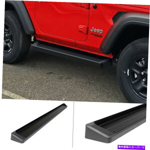 Nerf Bar XeCubN6 "IBOARDTChXebvnerfo[tBbg18-22W[vO[JL 2DR Stain Black 6" iBoard Side Step Nerf Bar Fit 18-22 Jeep Wrangler JL 2Dr