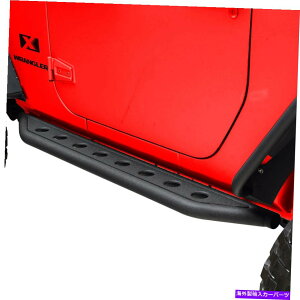 Nerf Bar jO{[hK[hTChXebvi[to[tBbg07-18W[vO[jk2hA Running Board Guards Side Step Nerf Bar Fit 07-18 Jeep Wrangler JK 2 Door
