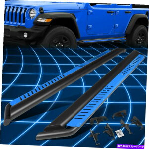 Nerf Bar 18-22jeep�����O���[JL�w�r�[�f���[�e�B�[�h���b�v�X�e�b�v�i�[�t�o�[�����j���O�{�[�h�u���[ For 18-22Jeep Wrangler JL Heavy Duty Dropped Step Nerf Bar Running Boards Blue�y���s�A���i�z