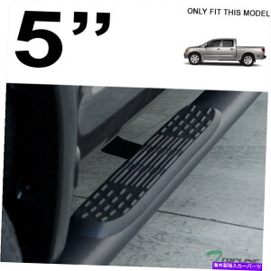 Nerf Bar 2004-2021̃gbvCY^C^N[5 "ȉ~`̃TChXebvi[to[-MatteBlack Topline For 2004-2021 Nissan Titan Crew 5" Oval Side Step Nerf Bars -Matte Black