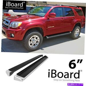 Nerf Bar �v���~�A��6 Iboard�T�C�h�X�e�b�v�t�B�b�g03-09�g���^4�����i�[�x�[�X���f�� Premium 6 iBoard Side Steps Fit 03-09 Toyota 4Runner Base Model